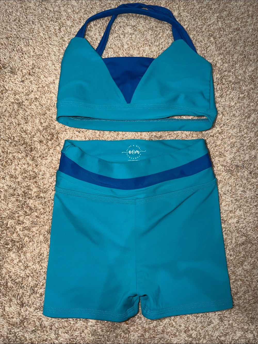 Girls custom dance wear o&m sz 8